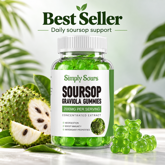 100% Pure Organic Soursop Gummies